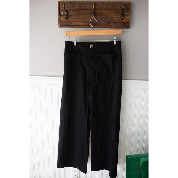 Anthropologie The Colette Cropped Wide-Leg Pants by Maeve 29 - Picture 3 of 5